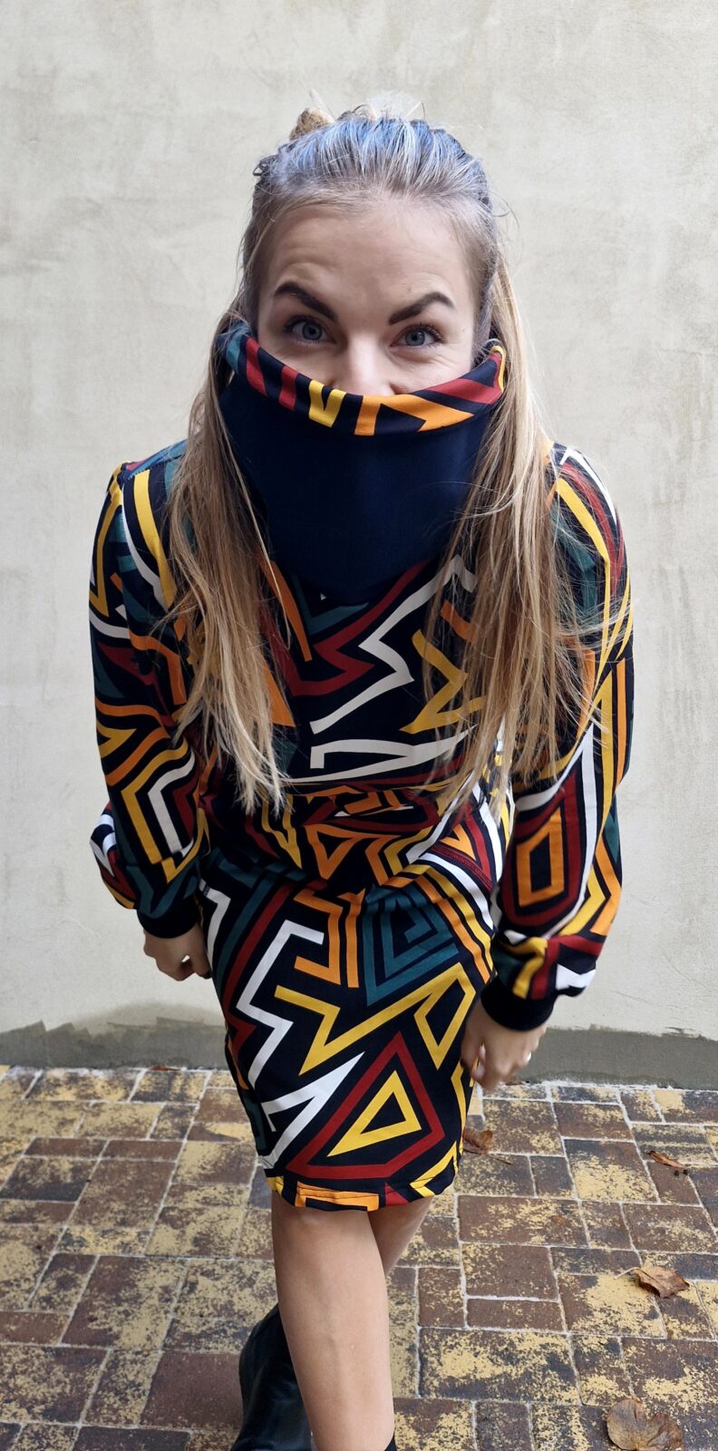 Dámské mikinové šaty půlkolové Bob Marley - Obrázek 2